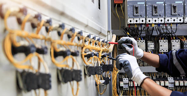 Professional Electrician technician working in Portland, ME